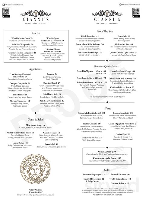 versace restaurant|gianni's versace restaurant menu.